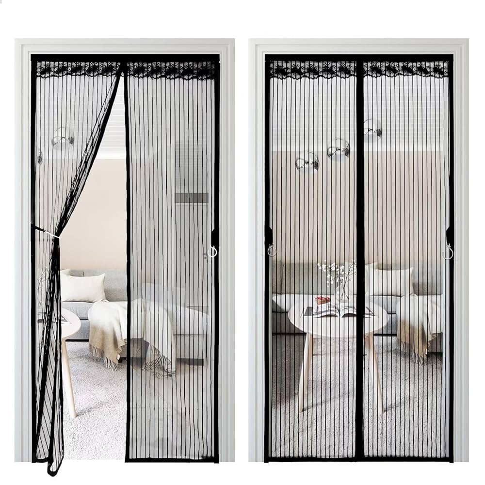 Moustiquaire magnétique pour porte