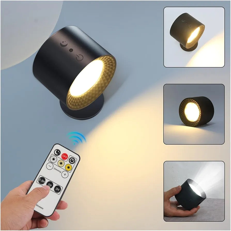 Applique murale LED avec télécommande