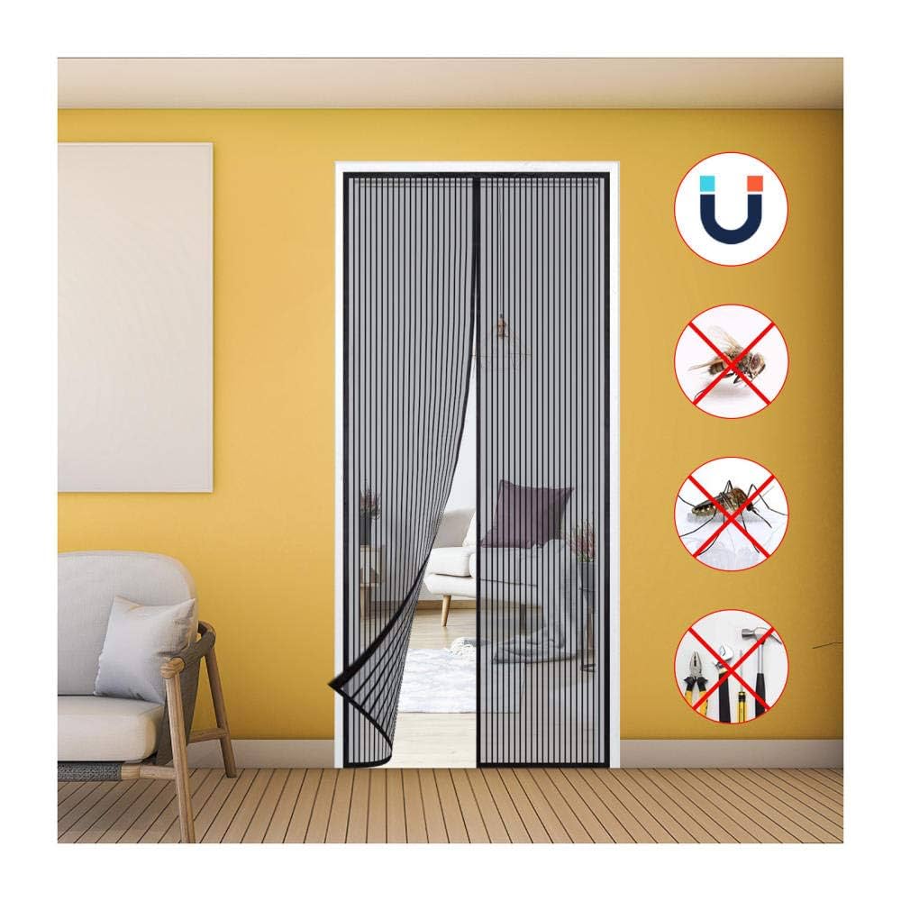 Moustiquaire magnétique pour porte