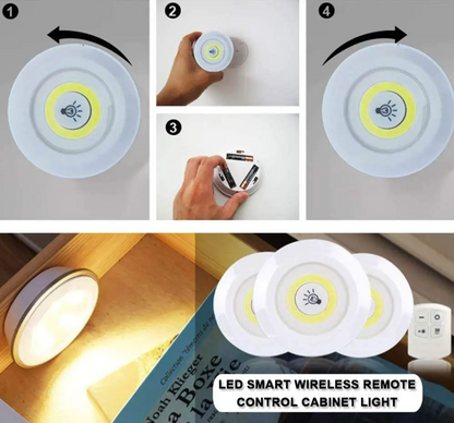 3 LEDS avec télécommande