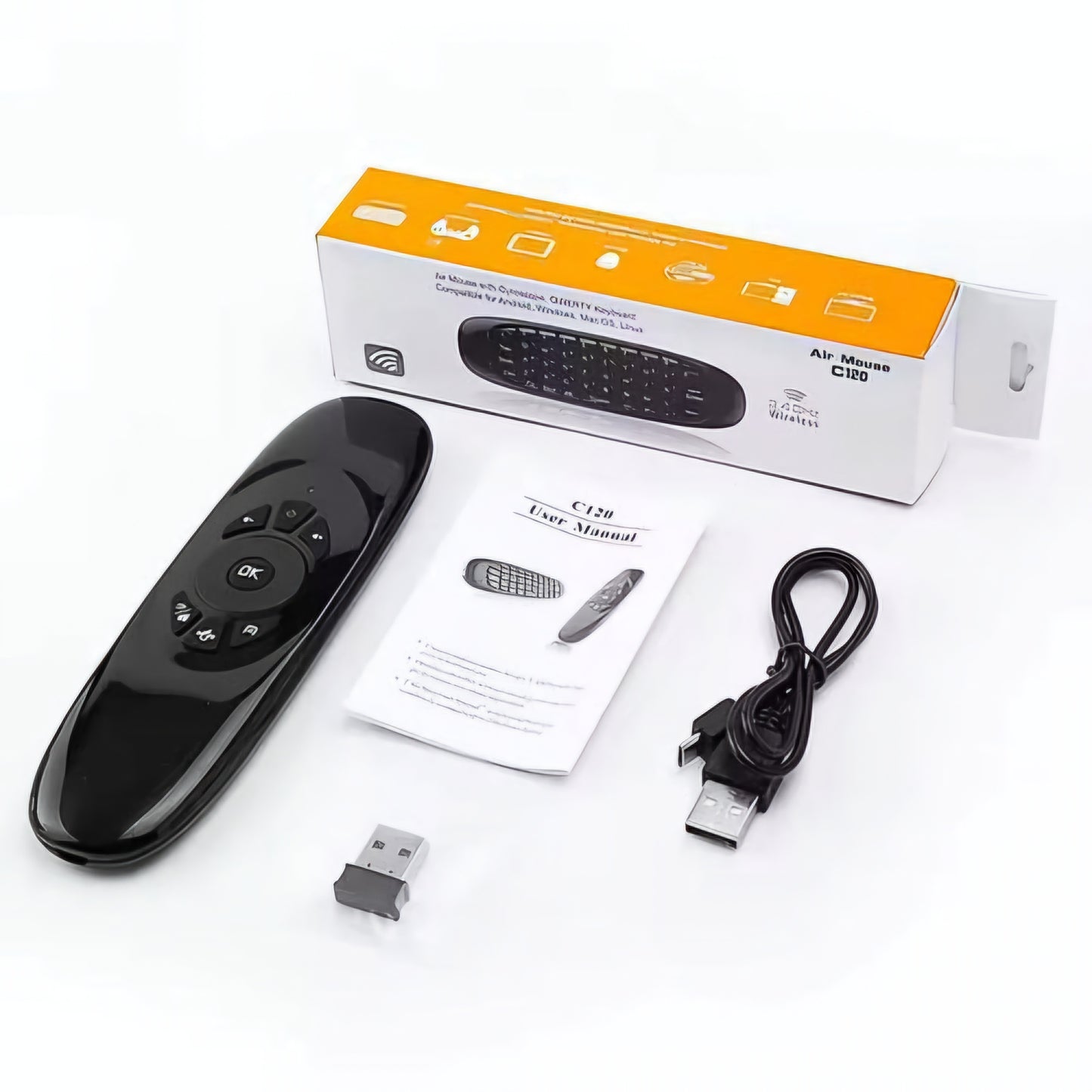Télécommande universelle pour tout type d'appareil [Clavier+souris intégrés]