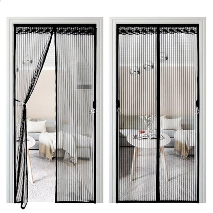 Moustiquaire magnétique pour porte