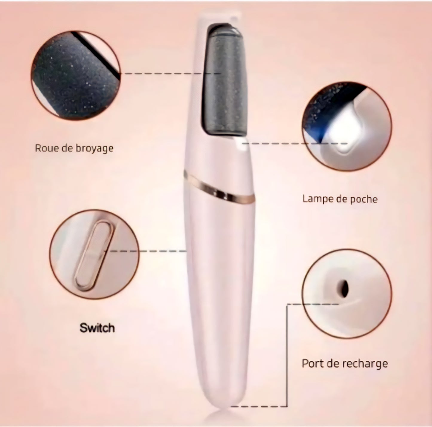 Lime électrique rechargeable (Pieds & mains)