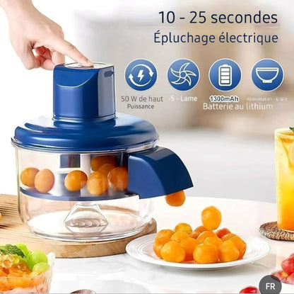 Éplucheur électrique pour légumes et fruits