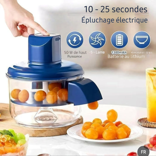 Éplucheur électrique pour légumes et fruits