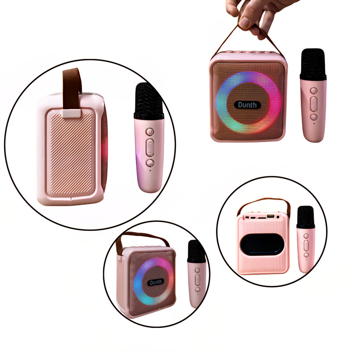 Enceinte karaoké bluetooth portable avec microphone