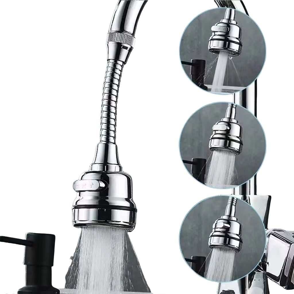 Extension filtre à eau rotatif pour robinet (2 en 1)