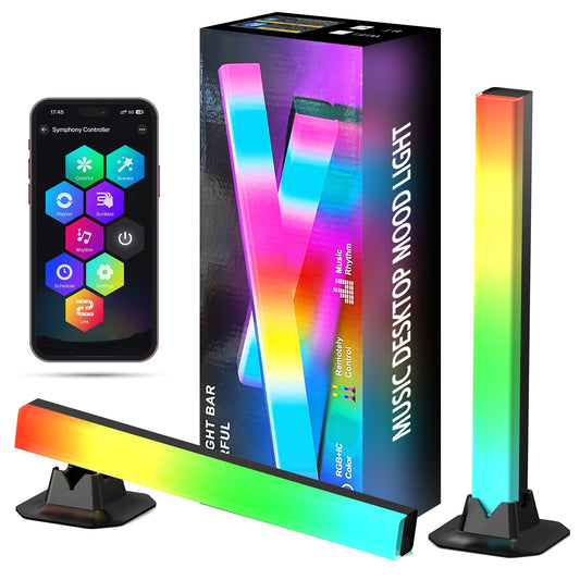 Mini-barres lumineuses LED télécommandée